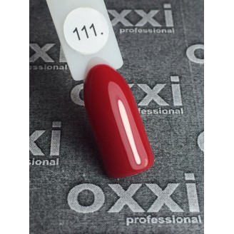 Гель лак Oxxi (Оксі) №111 (темний червоний)