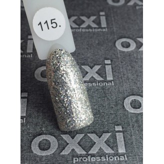 Гель лак Oxxi (Оксі) №115 (срібний)