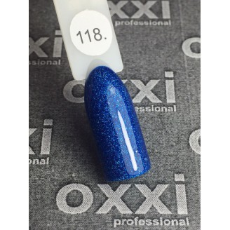 Гель лак Oxxi (Оксі) №118 (синій)