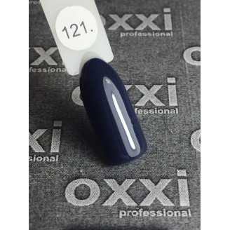 Гель лак Oxxi (Оксі) №121 (темний сіро-синій)