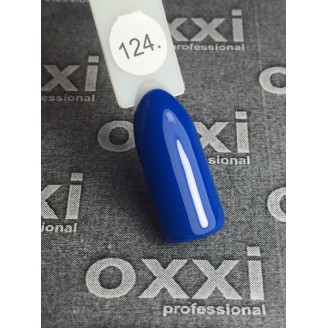 Гель лак Oxxi (Окси) №124 (темный лазурный)
