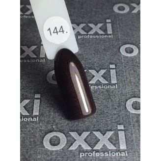 Гель лак Oxxi (Оксі) №144 (темний коричневий)