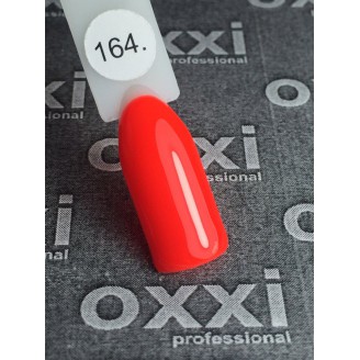 Гель лак Oxxi (Оксі) №164 (яскравий червоно-помаранчевий)