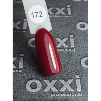 Гель лак Oxxi (Оксі) №172 (темний червоний)