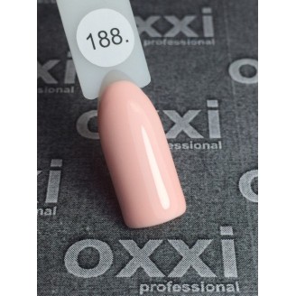 Гель лак Oxxi (Оксі) №188 (блідий персиковий)
