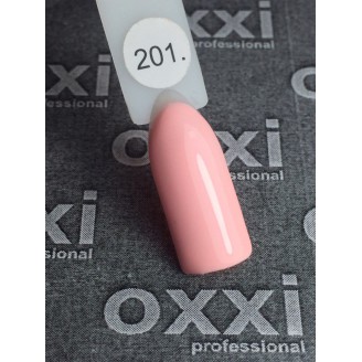 Гель лак Oxxi (Оксі) №201 (світлий персиково-рожевий)