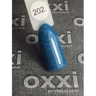 Гель лак Oxxi (Окси) №202 (сине-бирюзовый)