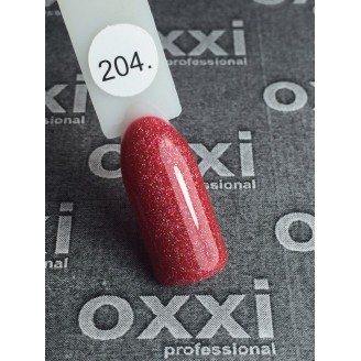 Гель лак Oxxi (Окси) №204 (светлый красный)