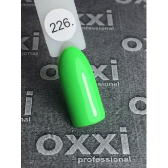 Гель лак Oxxi (Окси) №226 (ярко-салатовый)