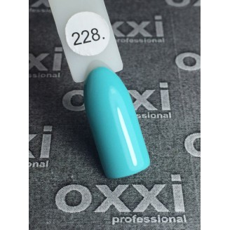 Гель лак Oxxi (Оксі) №228 (блакитна бірюза)