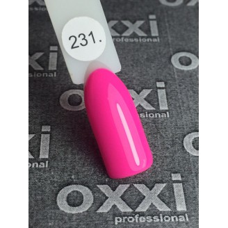 Гель лак Oxxi (Оксі) №231 (яскраво-рожевий)