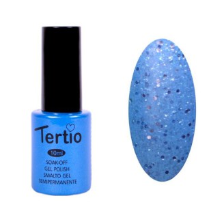Гель-лак Tertio 179 Блідо-блакитний з блискітками 10мл