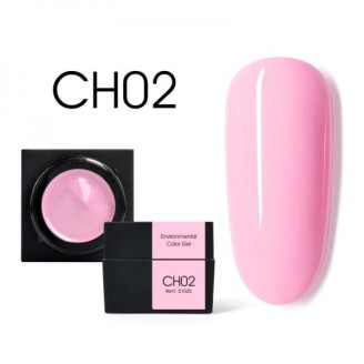 Мусс-гель цветной Canni CH02 нежно-розовый