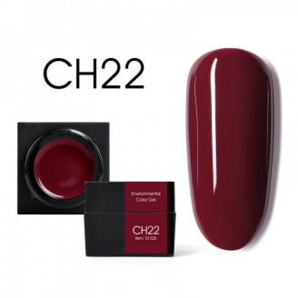 Мусс-гель кольоровий Canni CH22 червоно-коричневий