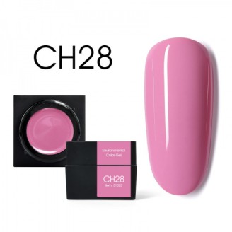Мусс-гель кольоровий Canni CH28 перламутрово-рожевий
