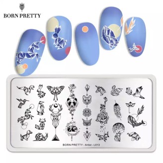 Пластина для стемпінга Born Pretty Artist 013