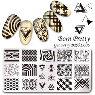 Пластина для стемпінга Born Pretty BPX L006