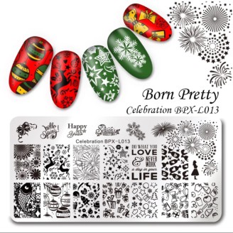 Пластина для стемпінга Born Pretty BPX L013