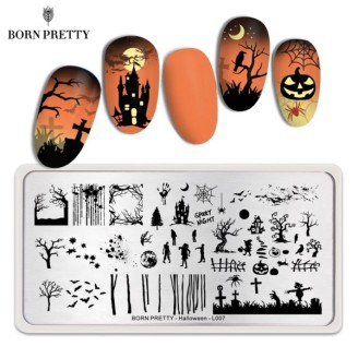 Пластина для стемпінга Born Pretty Halloween L007