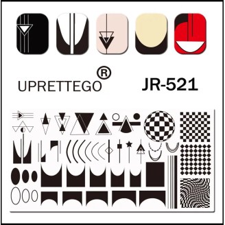Пластина для стемпинга Uprettego JR-521