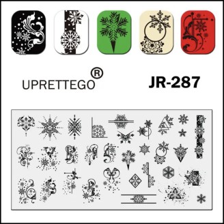 Пластина для стемпінга Uprettego JR-287