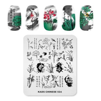 Пластина для стемпінга Kads Chinese 024
