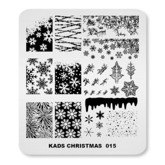 Пластина для стемпинга Kads Christmas 015
