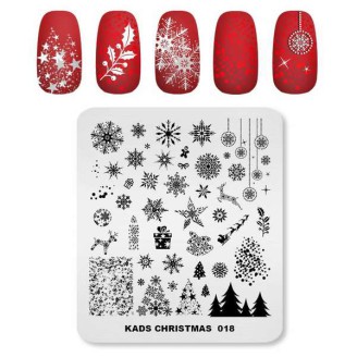 Пластина для стемпінга Kads Christmas 018