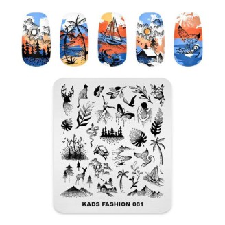 Пластина для стемпінга Kads Fashion 081