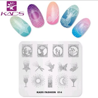 Пластина для стемпінга Kads Fashion 014