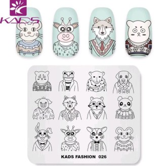 Пластина для стемпінга Kads Fashion 026