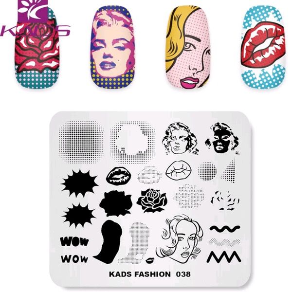 Пластина для стемпинга Kads Fashion 038