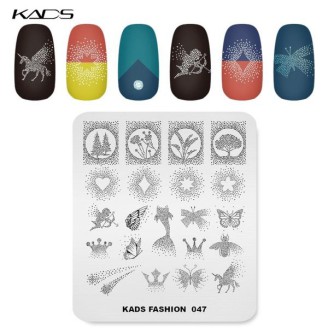 Пластина для стемпінга Kads Fashion 047