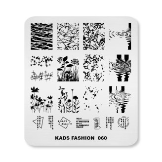 Пластина для стемпінга Kads Fashion 060