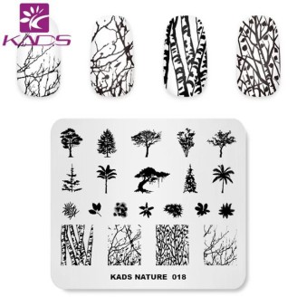Пластина для стемпинга Kads Nature 018