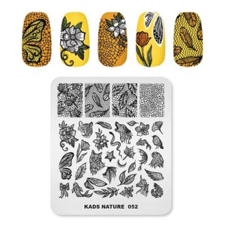Пластина для стемпінга Kads Nature 052
