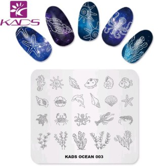 Пластина для стемпинга Kads Ocean 003