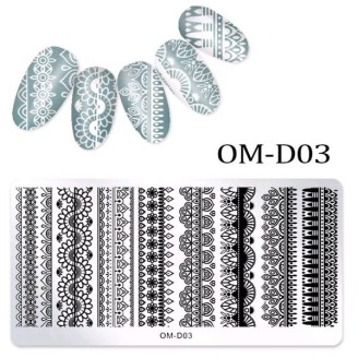 Пластини для стемпінга OM-D03