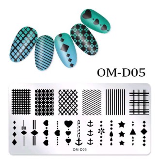 Пластини для стемпінга OM-D05