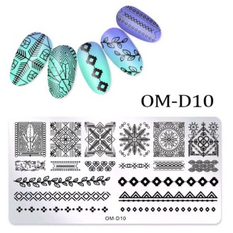 Пластини для стемпінга OM-D10