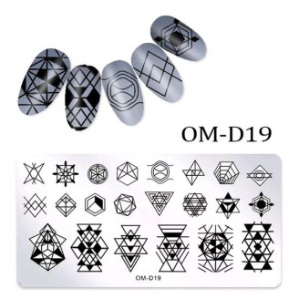 Пластини для стемпінга OM-D19