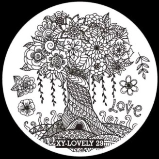 Диск для стемпінга XY-Lovely-29