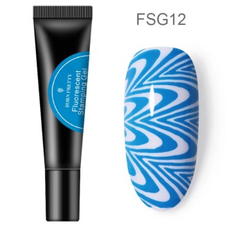 Флуорисцентный гель для стемпинга Born Pretty FSG12