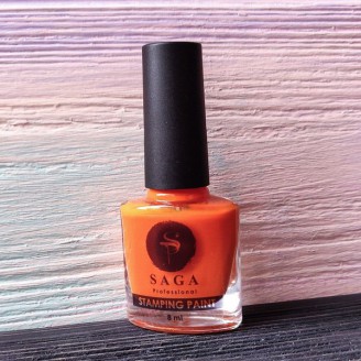 Краска для стемпинга Saga оранжевая