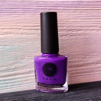 Краска для стемпинга Saga фиолетовая