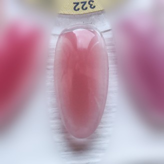 Гель для наращивания CANNI 322 насыщенно-розовый прозрачный