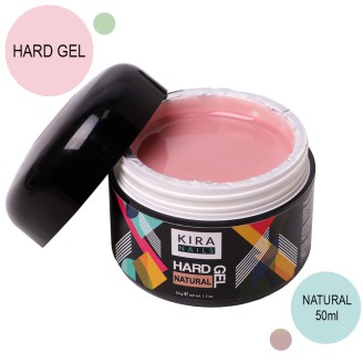 Гель для нарощування Kira Nails Hard Gel Natural 50г