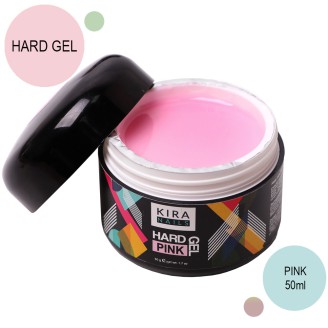 Гель для нарощування Kira Nails Hard Gel Pink 50г