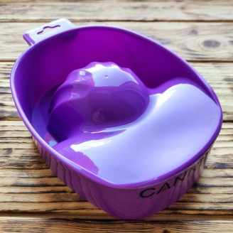 Ванночка для маникюра Canni фиолетовая