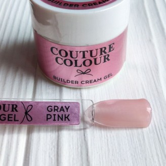 Будівельний гель для нарощення Couture Colour Gray pink 50мл